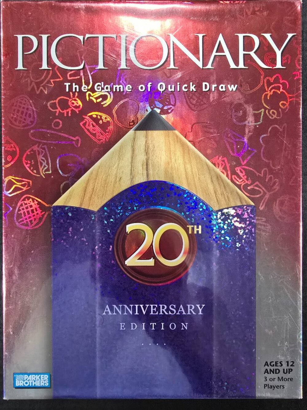Pictionary The Game of Quick Draw 20th Anniversary Edition